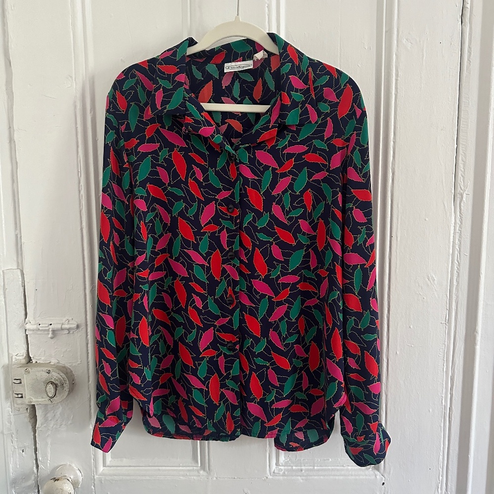 1980’s Button Up Blouse